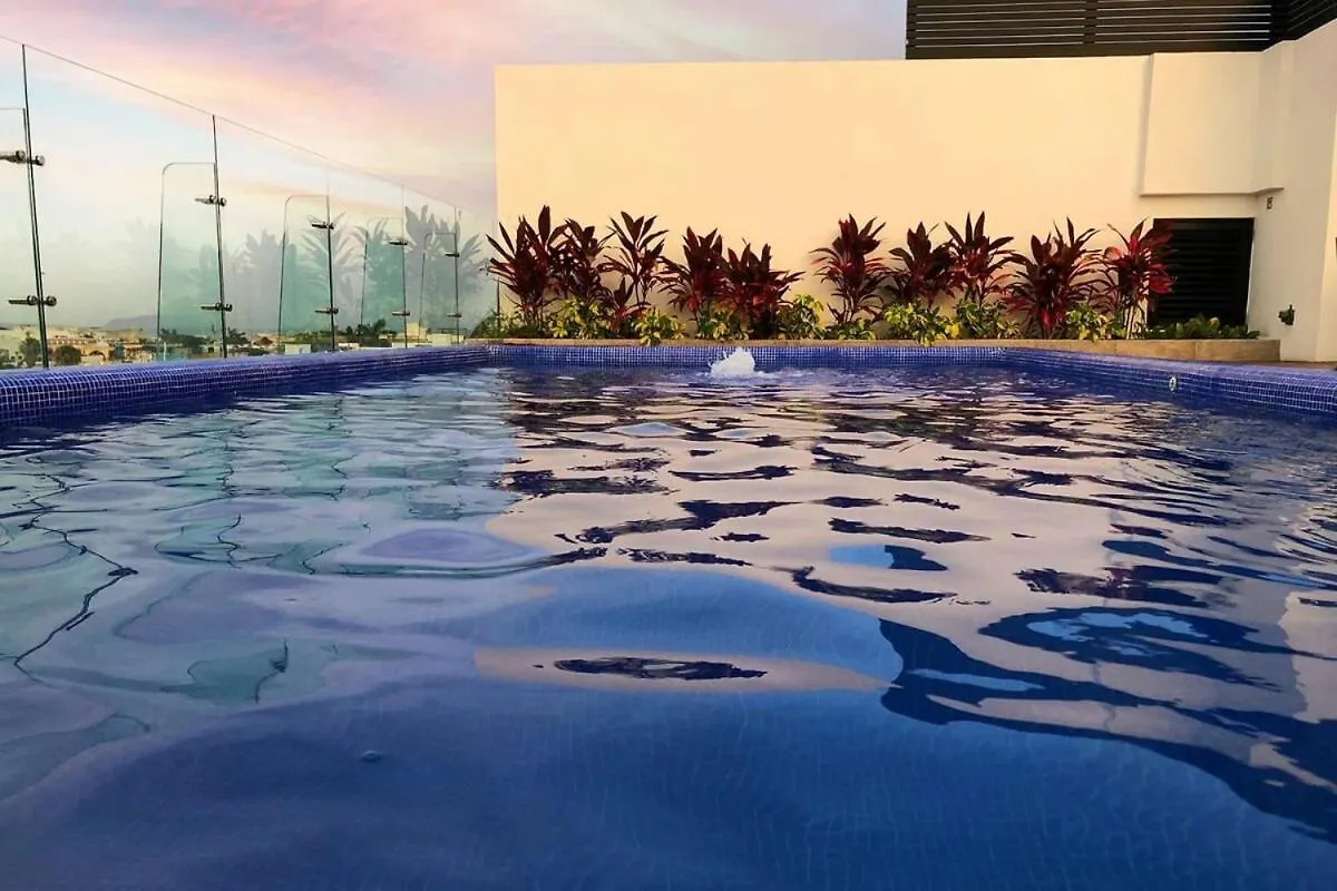 Luxe Top-Floor Incredible Roof Pool At Complex プレヤデルカーメン